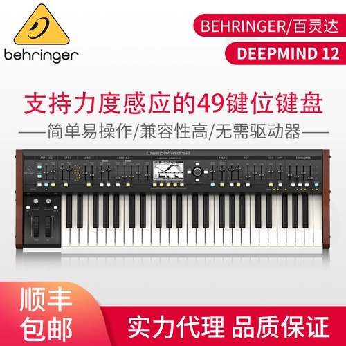 Behringer Deepmind 12 Электронная моделирование электронного моделирования клавиатуры синтезатор