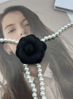 腰链花朵配饰汉服法式珍珠高级