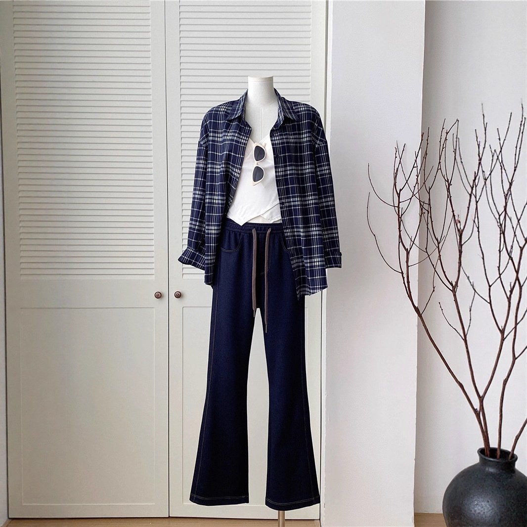 微喇牛仔裤女2025早秋新款喇叭裤蓝色高腰显瘦拖地裤,淘宝优惠券,粉丝福利购,淘宝优惠卷