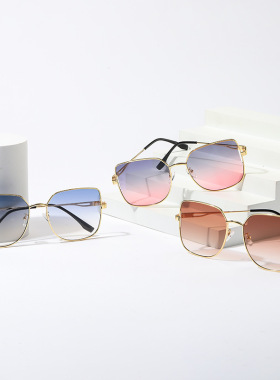 大框高级氛围感太阳镜时尚渐变色