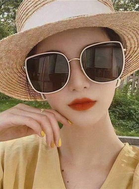 大框太阳镜ins高级感韩版时尚潮街拍旅游抖音网红GM墨镜防紫外线.