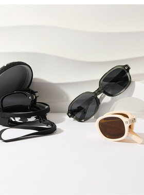 折叠便携轻薄太阳镜弹簧腿