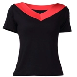 Черная летняя танцующая футболка, спортивная одежда для йоги, короткий рукав, большой размер