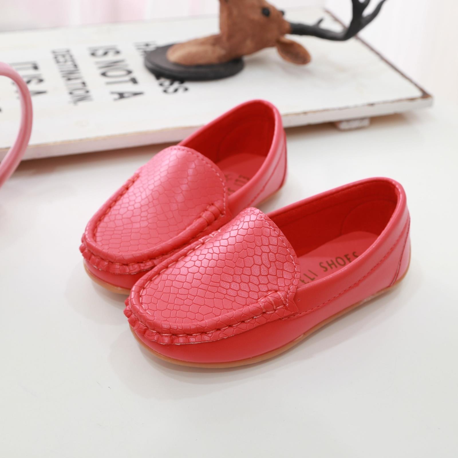 1-15岁儿童豆豆鞋3软底4防滑宝宝皮鞋6男童单鞋7舒适8女童9公主鞋 - 图2