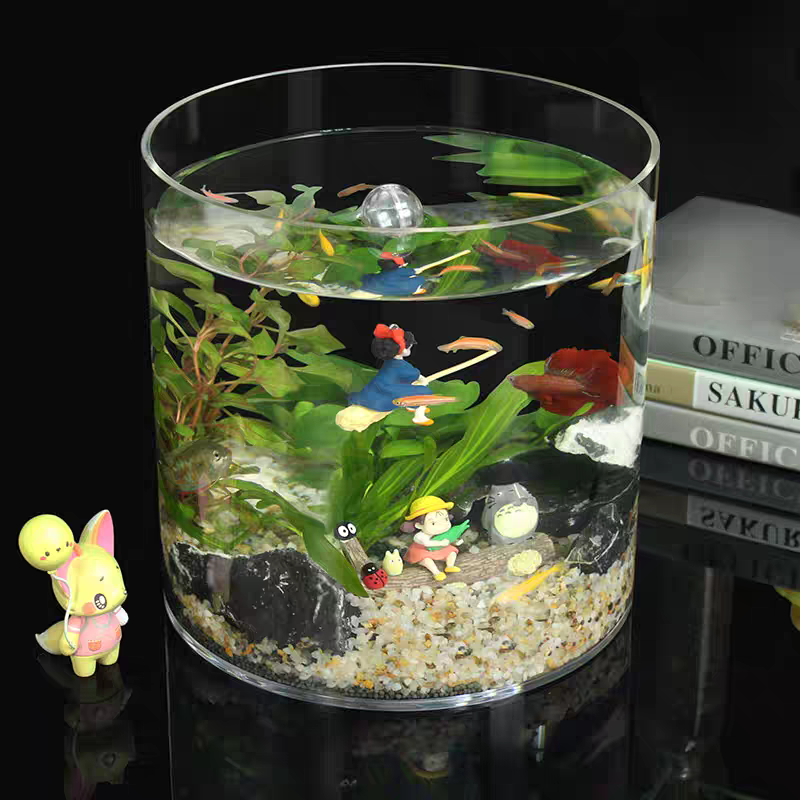 透明亚克力桶亚克力鱼缸收集收纳筒展示防尘罩圆柱筒封底加工定制,淘宝优惠券,粉丝福利购,淘宝优惠卷