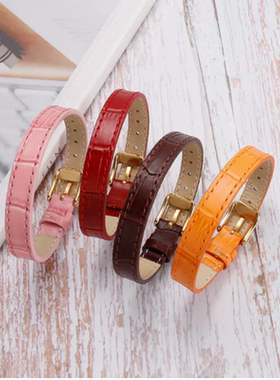 黄金饰品八宝罗盘手绳表带六字真言手牌穿绳珠宝一条过手表带男女