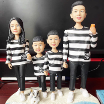 Soft Tao people occasionally customize live-action paparazzi portrait clay clay figurized doll wax like diy model model gift