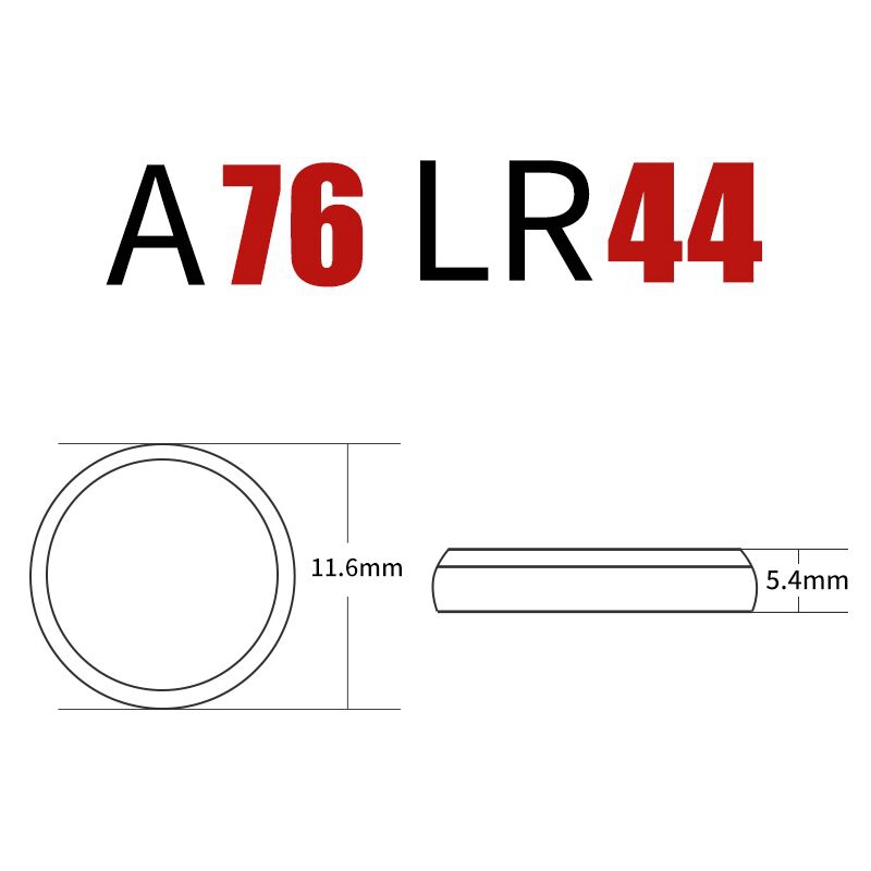 南孚A76纽扣电池lr44 sr44sw rl44LR44g钮扣电子357A ag13 L1154c-图2