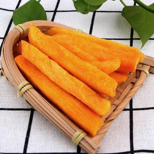 紫薯干地瓜干连城特产休闲零食香酥脆薯条红薯条油炸紫薯条番薯干