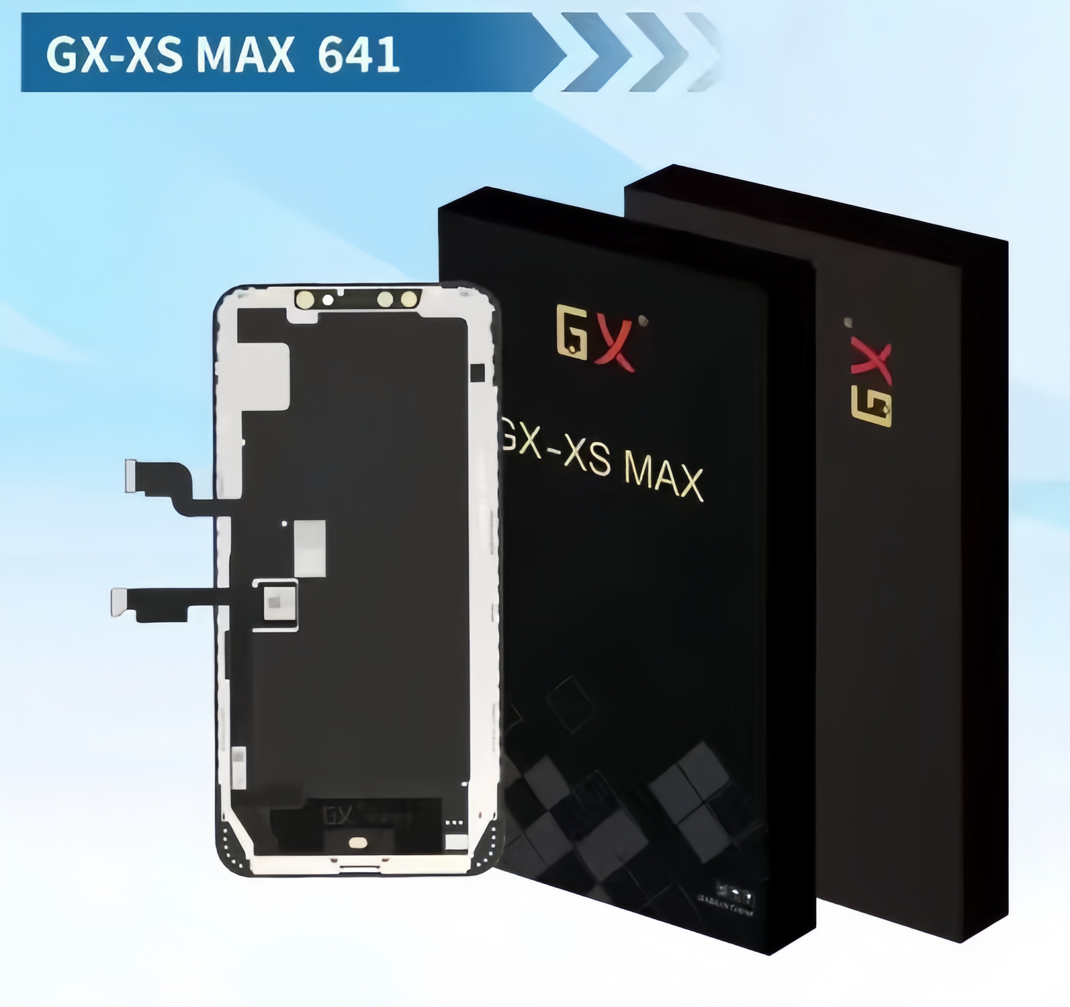 GX适用苹果X XS MAX XR 11 12 13 PRO MAX 12MINI屏幕总成国产屏-图3