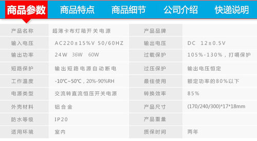 超细款12V LED开关电源卡布灯箱内置超薄长条软膜小体积广告灯箱 - 图2
