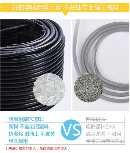 Чистый медный проволочный провод Rain Rain-Resept Electric Apensing Adension Cable Подключаемое подключаемое подключаемое кабель с длинным проводом.