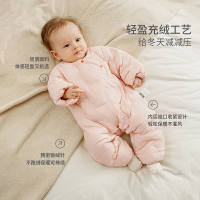 25个款式！童泰婴儿羽绒连体衣冬季连帽爬服