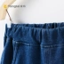 Tongtai quần áo trẻ em mới màu rắn quần giản dị 1-4 tuổi nam và nữ bé giả denim ra quần đơn - Quần jean quần jean trẻ em giá rẻ Quần jean