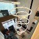 Duplex floor ceiling chandelier designer living room large chandelier