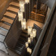 Miguang Huijia French crystal staircase chandelier romantic