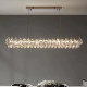 Modern light luxury living room chandelier French crystal chandelier