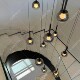 Staircase overhead chandelier Italian style light luxury duplex floor lamp