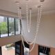 Duplex floor ceiling large chandelier designer crystal lamp