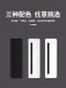 Hydraulic silent built-in buffering and damping threading hole cover