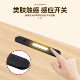 Bedside socket embedded strip, hidden USB charging Japanese style bedside table with light, touch sensor wiring board