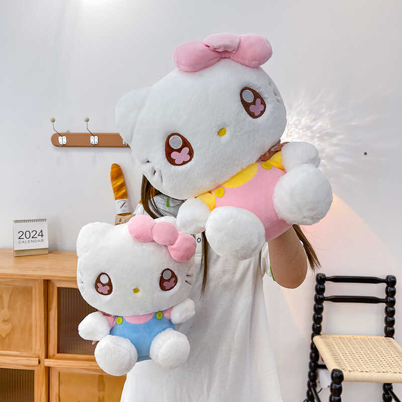 hellokitty公仔凯蒂猫咪毛绒玩具可爱哈喽kt布偶儿童节女生日礼物 - 图1