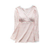 Thickened striped cross detachable anti-spill nursing clothing