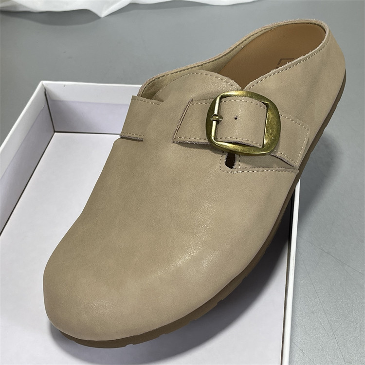 软底软皮勃肯鞋女真皮2026春季新款平底舒适懒人勃肯鞋厚底懒人鞋,淘宝优惠券,粉丝福利购,淘宝优惠卷