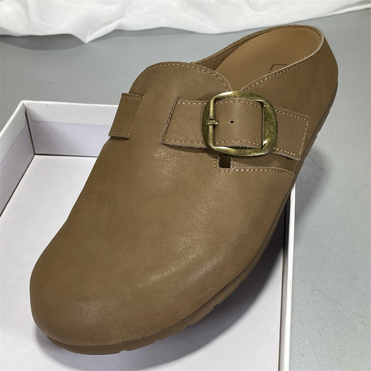软底软皮勃肯鞋女真皮2026春季新款平底舒适懒人勃肯鞋厚底懒人鞋,淘宝优惠券,粉丝福利购,淘宝优惠卷