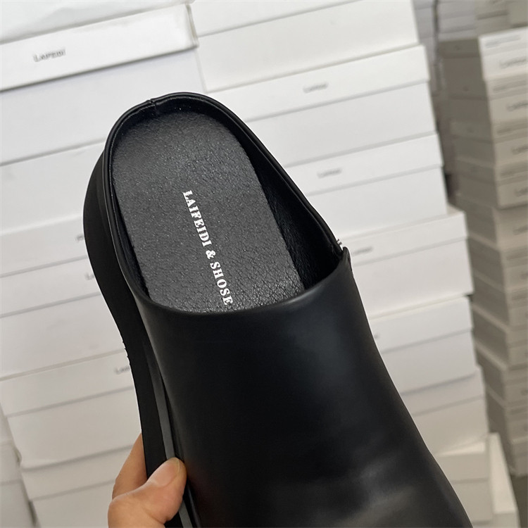 商场同款真皮勃肯鞋女2025新款秋季外穿松糕厚底增高包头半拖鞋女,淘宝优惠券,粉丝福利购,淘宝优惠卷