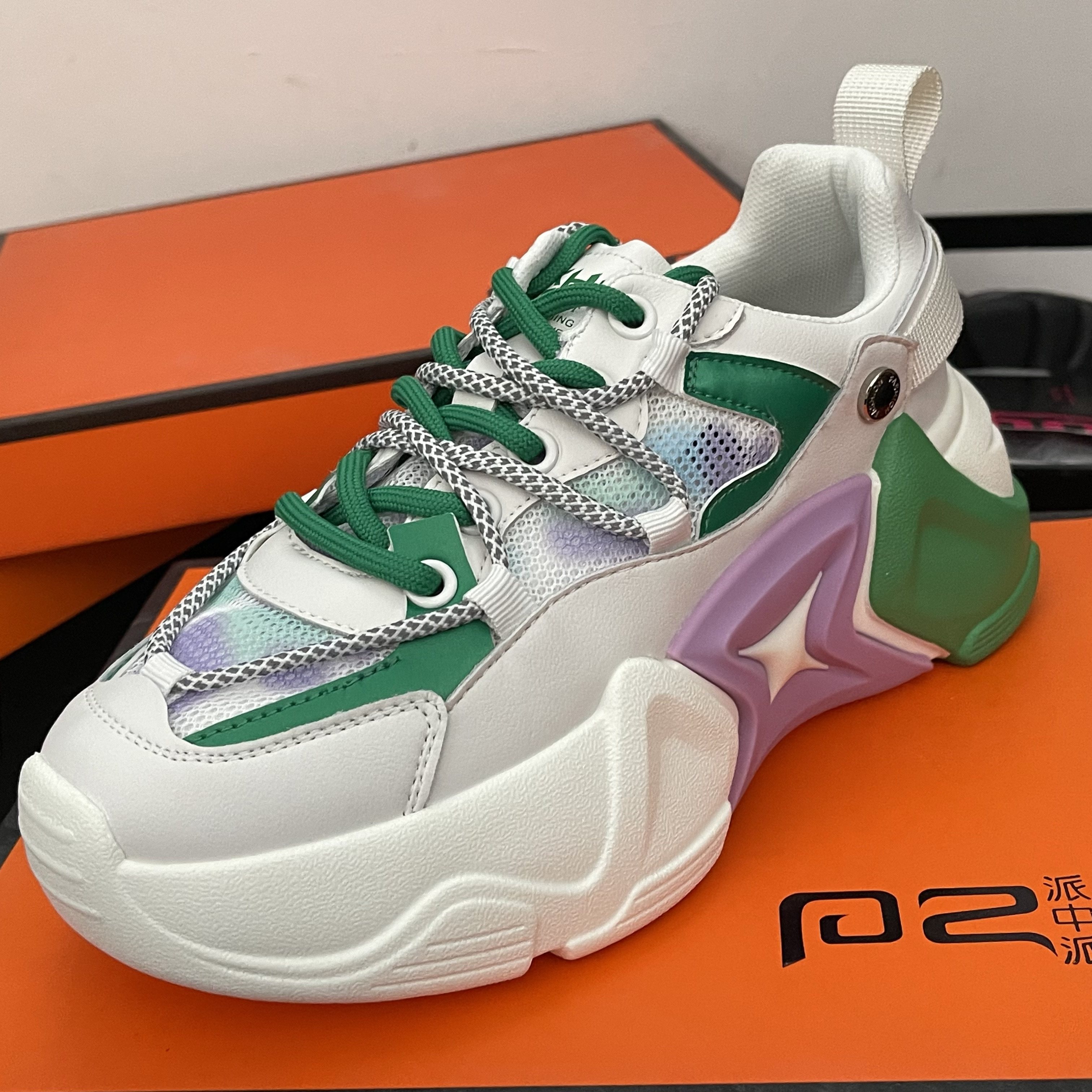 品牌撤柜真皮老爹鞋女踩屎感春夏新款松糕鞋厚底网面休闲运动鞋女,淘宝优惠券,粉丝福利购,淘宝优惠卷