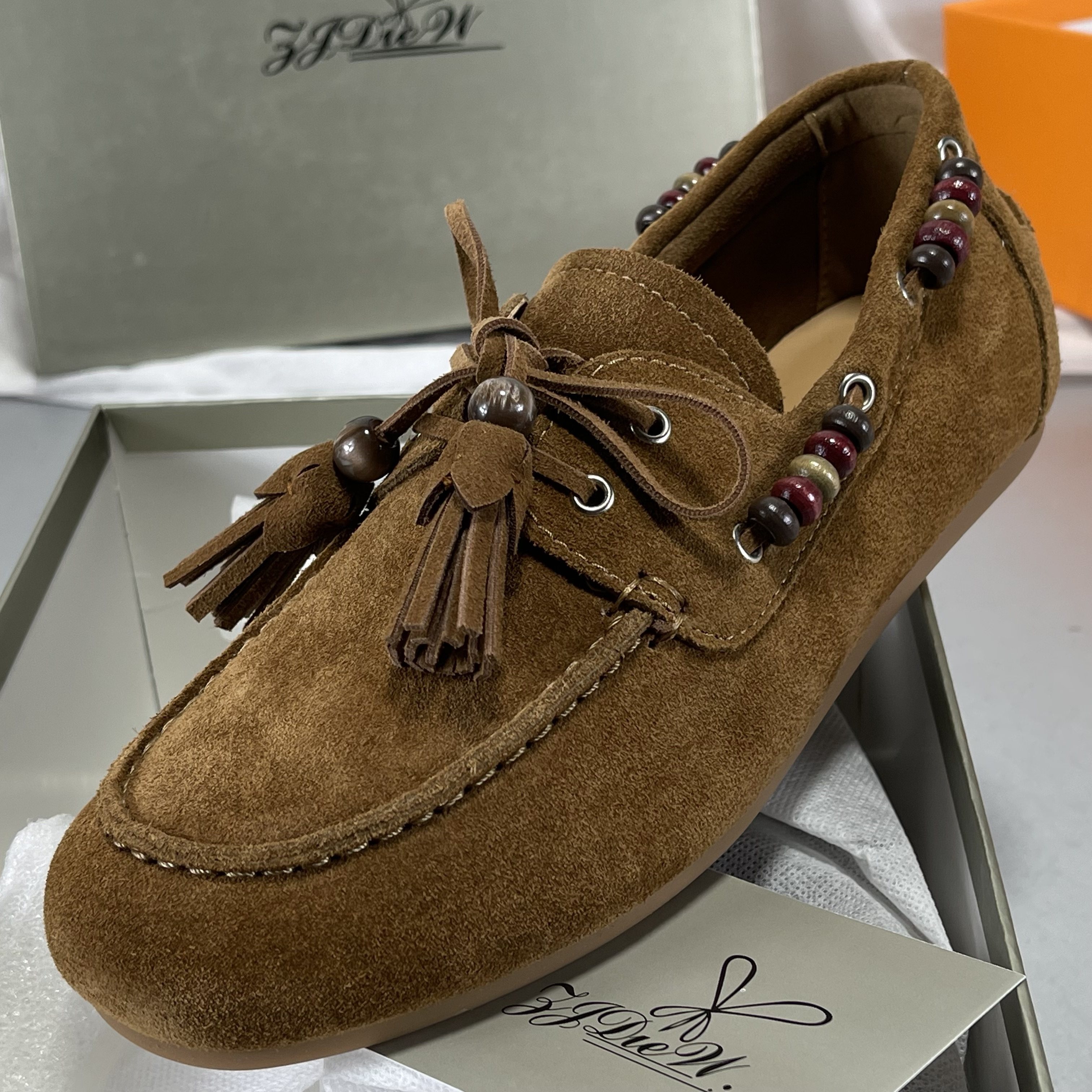 磨砂牛皮豆豆鞋女复古真皮乐福鞋女2026新款女勃肯鞋平底百搭单鞋,淘宝优惠券,粉丝福利购,淘宝优惠卷