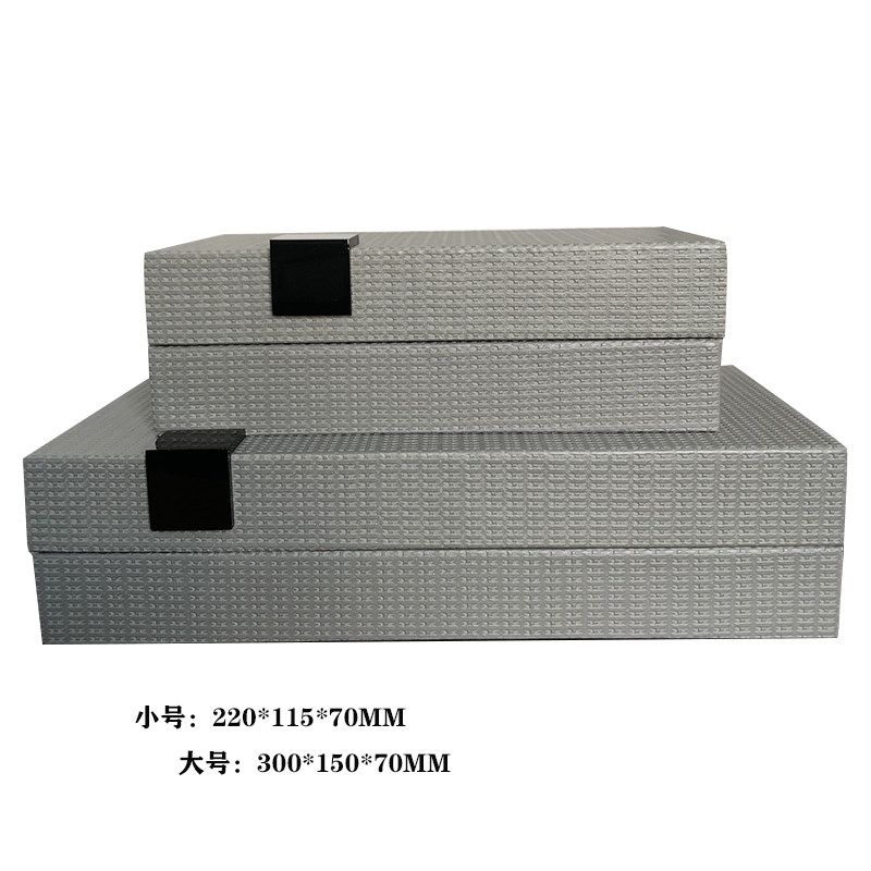 售楼处样板衣帽间收纳首饰盒皮革酒店家居软装编织装饰盒卧室摆件,淘宝优惠券,粉丝福利购,淘宝优惠卷