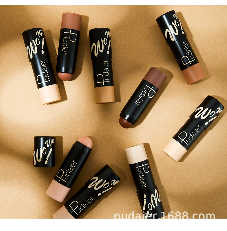 Matte Foundation Stick 持妆显色不晕染12色轻薄透气哑光粉底棒 - 图0