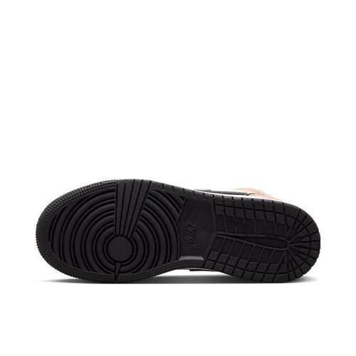 AIR JORDAN 1 MID SE (GS) AJ1 大童 粉白黑DV1336-800 - 图1