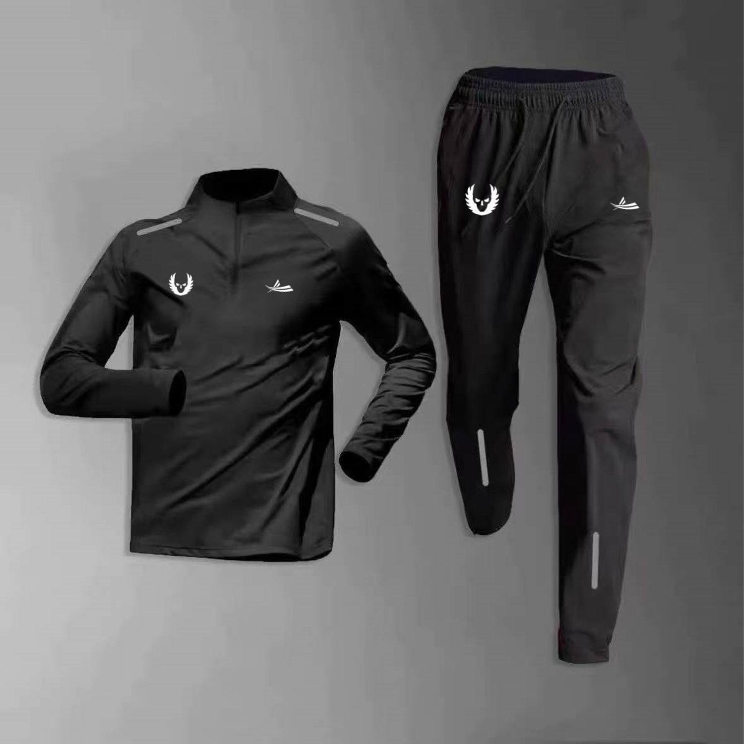 2025俄勒冈长裤田径训练服体育生跑步套装秋冬男女半拉链冬训 t恤,淘宝优惠券,粉丝福利购,淘宝优惠卷