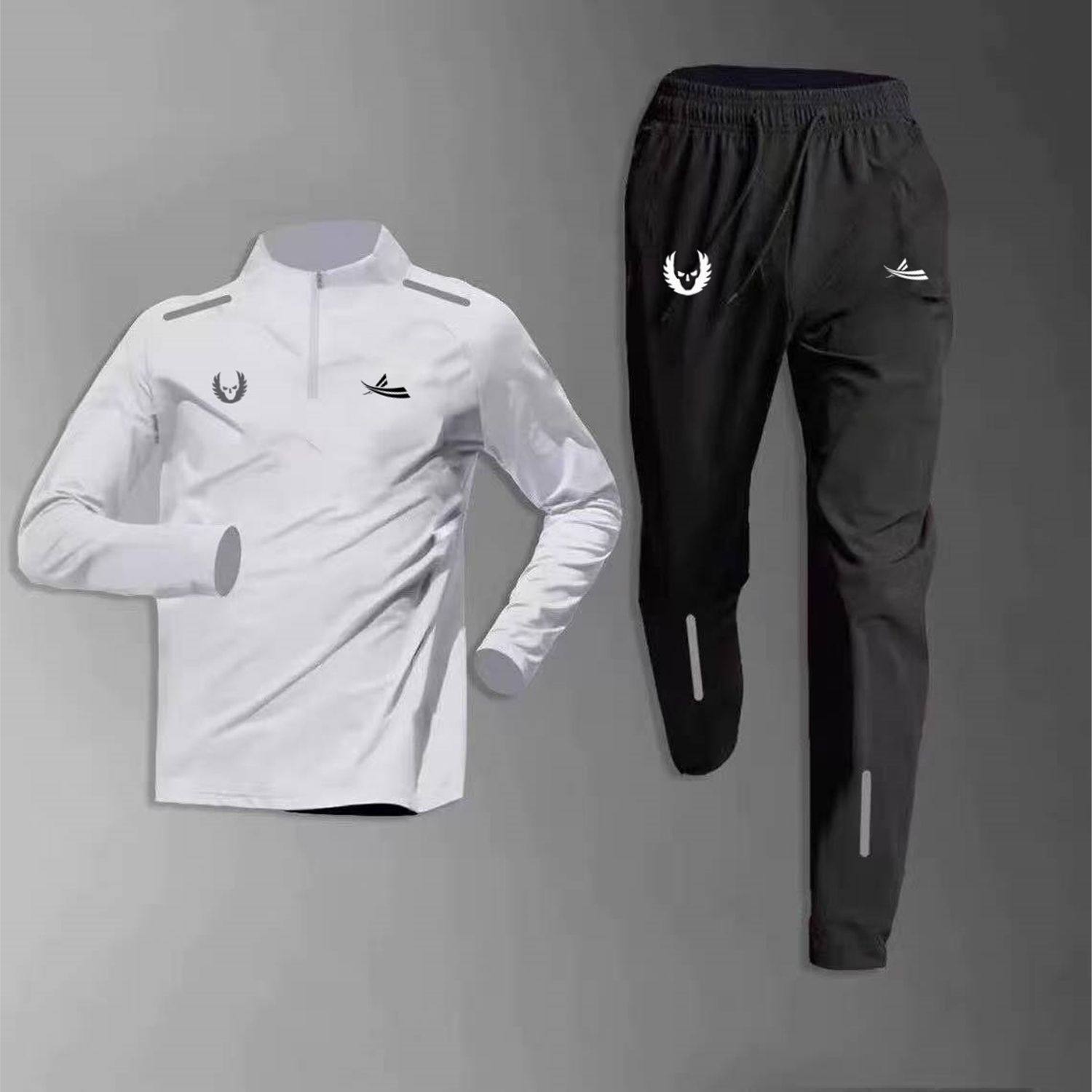 2025俄勒冈长裤田径训练服体育生跑步套装秋冬男女半拉链冬训 t恤,淘宝优惠券,粉丝福利购,淘宝优惠卷