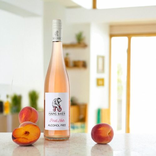 汉斯小熊无醇桃红葡萄酒黑皮诺德国进口莱茵黑森QBA优质质葡萄酒 - 图1