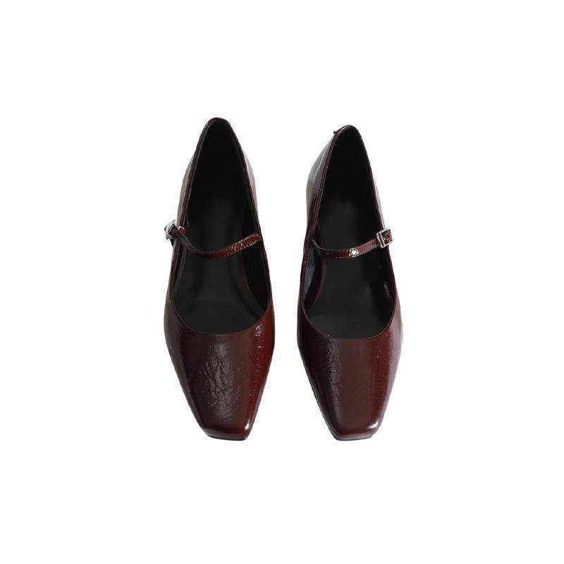 莲花府邸2025春季时尚单鞋优雅浅口鞋方头低跟玛丽珍鞋女里外全皮,淘宝优惠券,粉丝福利购,淘宝优惠卷