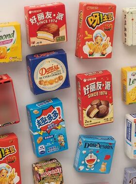 创意迷你日本食玩3D仿真冰箱贴