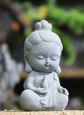 弥勒佛园艺盆景造景禅意装饰