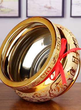 金沙陶瓷香炉摆件大号家用