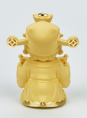 镀金财神爷佛像招财桌面摆件礼品