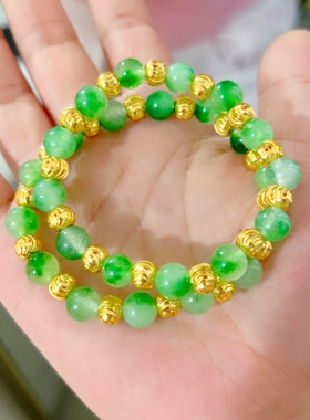 越南沙金转运珠手链久不掉色