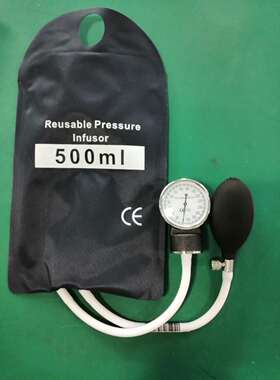 输液加压器表头显示器500ml急救输血输液加压袋