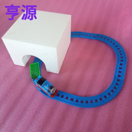 山洞泡沫蛋糕模型 6寸8小火车隧道 烘焙假体胚翻糖裱花练习模磨具 - 图0