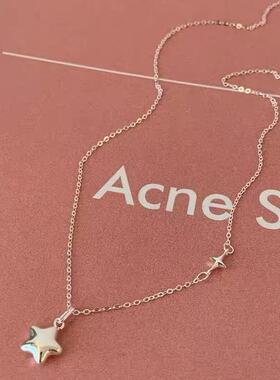 五角星吊坠项链女甜美ins风小众设计感锁骨链气质星光百搭颈链潮