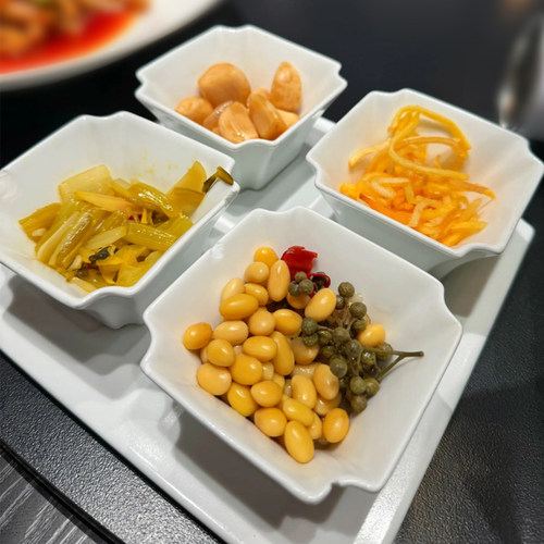 饭店会所时尚餐厅私房菜特色农家乐小吃冷菜凉菜糕点拼盘创意餐具 - 图1