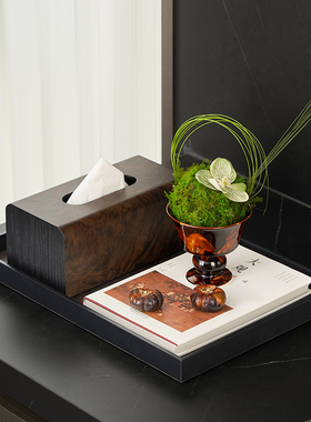 客厅茶几软装饰品组合