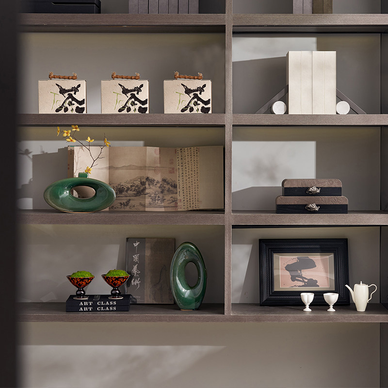 生活馆宋式美学混搭风茶室空间茶柜茶叶盒茶具茶壶装饰品摆件陈列,淘宝优惠券,粉丝福利购,淘宝优惠卷